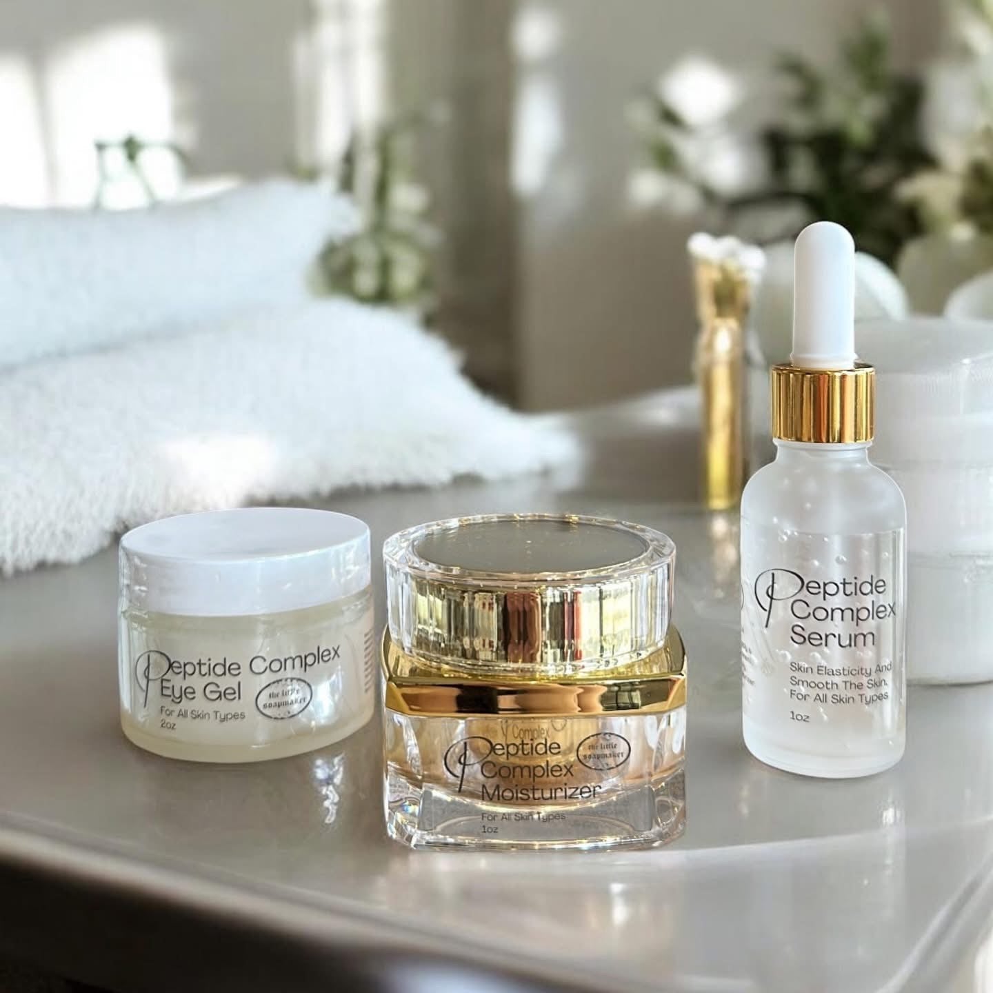 The Peptide Routine Kit (Serum, Moisturizer, Eye Gel)